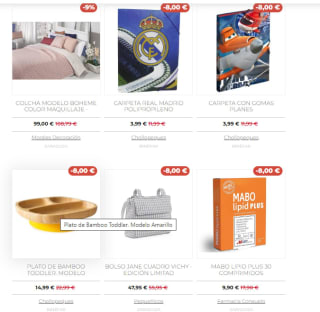 -5% descuento extra y portes gratis compras +9,99€