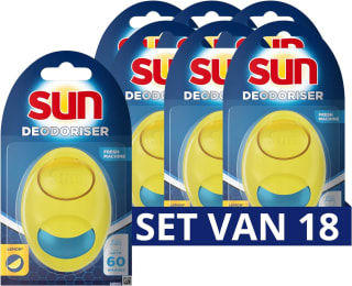 Sun Citroen Vaatwasmachine Verfrisser Voordeelverpakking van18 stuks voor €23,80 bij Amazon