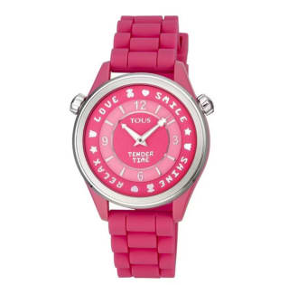 Reloj TOUS Mujer Tender Time de acero con correa rosa por 45€