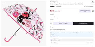 Recopilación paraguas infantiles por 4,75€