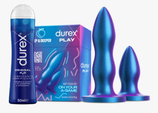 Durex Set de Plugs Anales DEEP & DEEPER + Lubricante Original H2O 50 ml por 28,21€