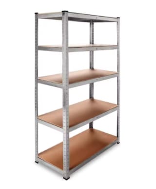 DASCK Estantería Metálica Galvanizada 875kg 5 Baldas por 17,90€
