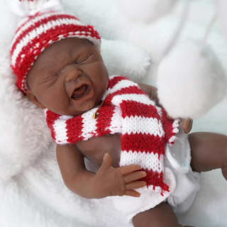 Muñeca bebé reborn silicona mini por 22,99€