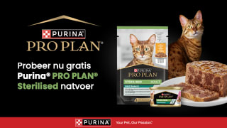 Gratis proefpakket Nestle Purina Pro plan sterilised via Wamiz Nederland.
