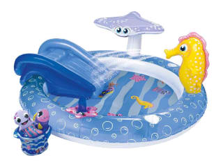 Piscina hinchable infantil gigante «Bajo el mar» de 185 x 89 x 203 cm por 30.99€