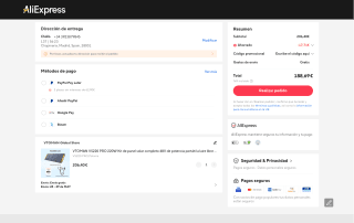 VTOMAN VS220 PRO 220W kit panel solar recargable con adaptadores por 188,69€