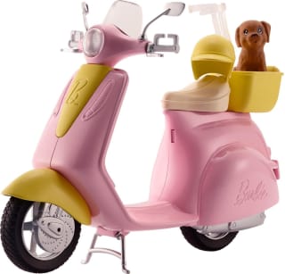Barbie Scooter Met Hondje voor €17,99 bij Amazon