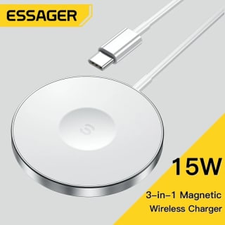 Carregador da Essager para iPhone e Apple Watch - R$ 67,14