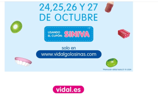 Días Sin Iva desde Vidal golosinas