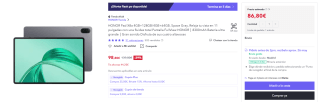 HONOR Pad X8a 4GB+64GB por 86,80€