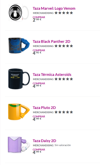 Tazas Frikis super molonas desde solo 2,99€
