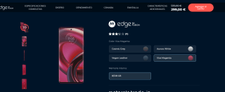 Motorola Edge 30 Fusion 5G 8/128GB por 269,10€