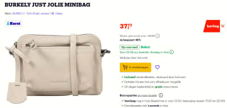 Burkely Just Jolie Minibag voor €37,77 bij Bol.com