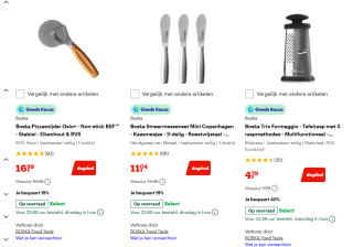 Tot 40% korting op Boska artikelen bij Bol