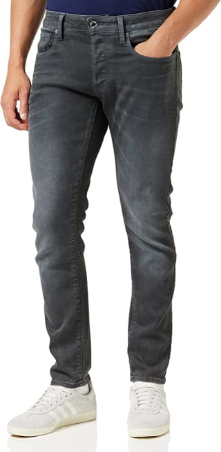 G-Star RAW 3301 slim fit jeans dark aged cobler voor €44,93 bij Amazon