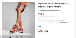 Zapatillas Puma Fast-Trac NITRO - hombre por 62.25€