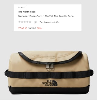 Neceser Base Camp Duffel The North Face por 17.49€
