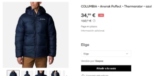 Varios Anoraks Columbia por solo 24,99€ preciazos