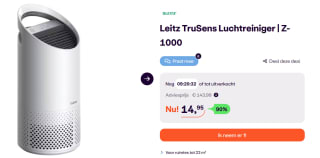 Leitz TruSens Z-1000 Luchtreiniger voor €14,95 bij iBOOD