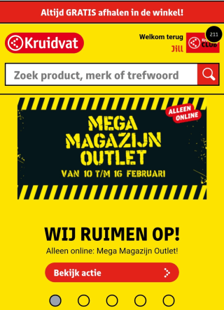 Tot 50% extra korting in de Kruidvat Magazijnoutlet (online)