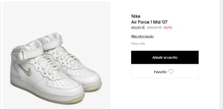 Zapatillas Nike Air Force 1 Mid 07 por 80€
