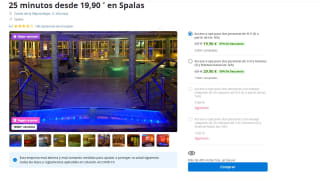 Acceso a spa para dos personas con opción a masaje relajante de 25 minutos por 19,90€
