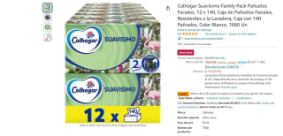 Pack x12 Colhogar Suavísimo Family Pack Pañuelos Faciales por 13,98€