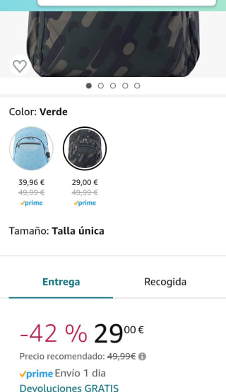 TOTTO Acuareles Mochila Escolar/Junior unisex por 29€.