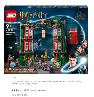 LEGO Ministerio de Magia Set Modular Wizarding World Harry Potter por 45€