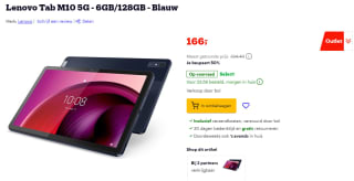Lenovo Tab M10 5G (6GB/128GB) voor €166 bij Bol