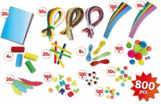 Lena - Jumbo Knutselkoffer - 800 onderdelen - Hobbypakket voor €7,02 bij Bol.