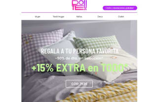 15% descuento en seleccionados desde La Redoute