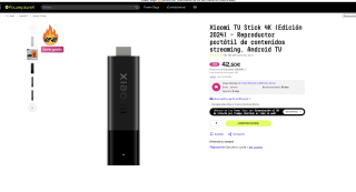 Xiaomi TV Stick 4K (Edición 2024) Reproductor portátil por solo 42,50€