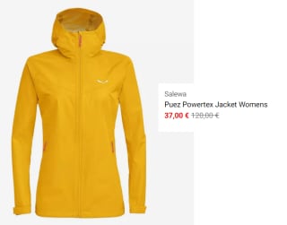 Chaqueta de Mujer Salewa Puez Powertex por 37€