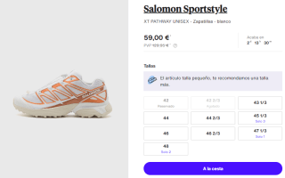 Zapatillas Salomon XT PATHWAY por 59€