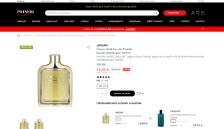 Jaguar Classic Gold Eau de Toilette à 15,09€