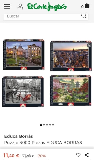 Puzzle 3000 Piezas EDUCA BORRAS por 11,40€.