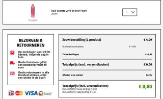 Soul Secrets Love Shower Foam 200ml gratis bij Kruidvat