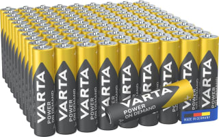 Varta Power on Demand AAA 100 stuks voor €29,99 bij Amazon