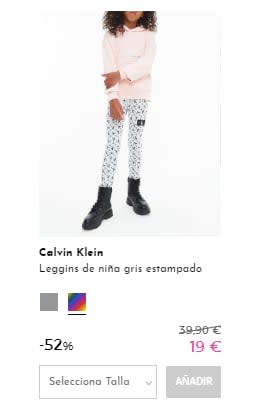Recopilación de la marca Calvin klein desde 9€ para los bebés y niños en Primeretti