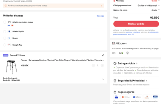 Taurus Barbacoa eléctrica Maxim's Plus por solo 40,85€