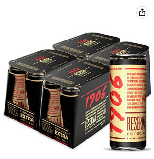 48 latas de Cerveza 1906 Reserva Especial por 34.50€