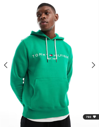 Sudadera con capucha Tommy Hilfiger Verde por solo 31,50€