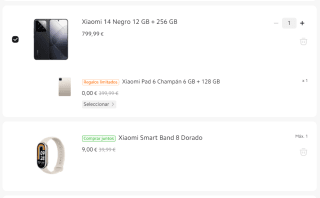 Xiaomi 14 de 12GB/256GB + Xiaomi Pad 6 + Xiaomi Band 8 por 648,99€