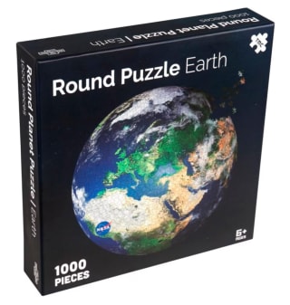 Ronde puzzels (Aarde, Maan, Mars) 1000 stukjes voor €3,99 bij Kruidvat