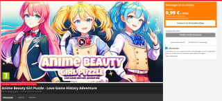 Videojuego para nintendo Anime Beauty Girl Puzzle - Love Game History Adventure por 0,99€