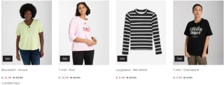20% extra korting op tops en T-shirts uit de sale bij Takko Fashion