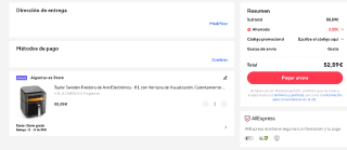 Taylor Swoden Freidora Aire 8 L, 10 Funciones, 2000W. por 52,59€