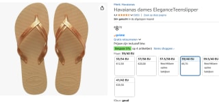 Havaianas Elegance Teenslippers voor €8,70 bij Amazon