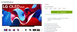 83 Inch LG OLED OLED83C46LA TV voor €2.895 bij Plasmavisie
